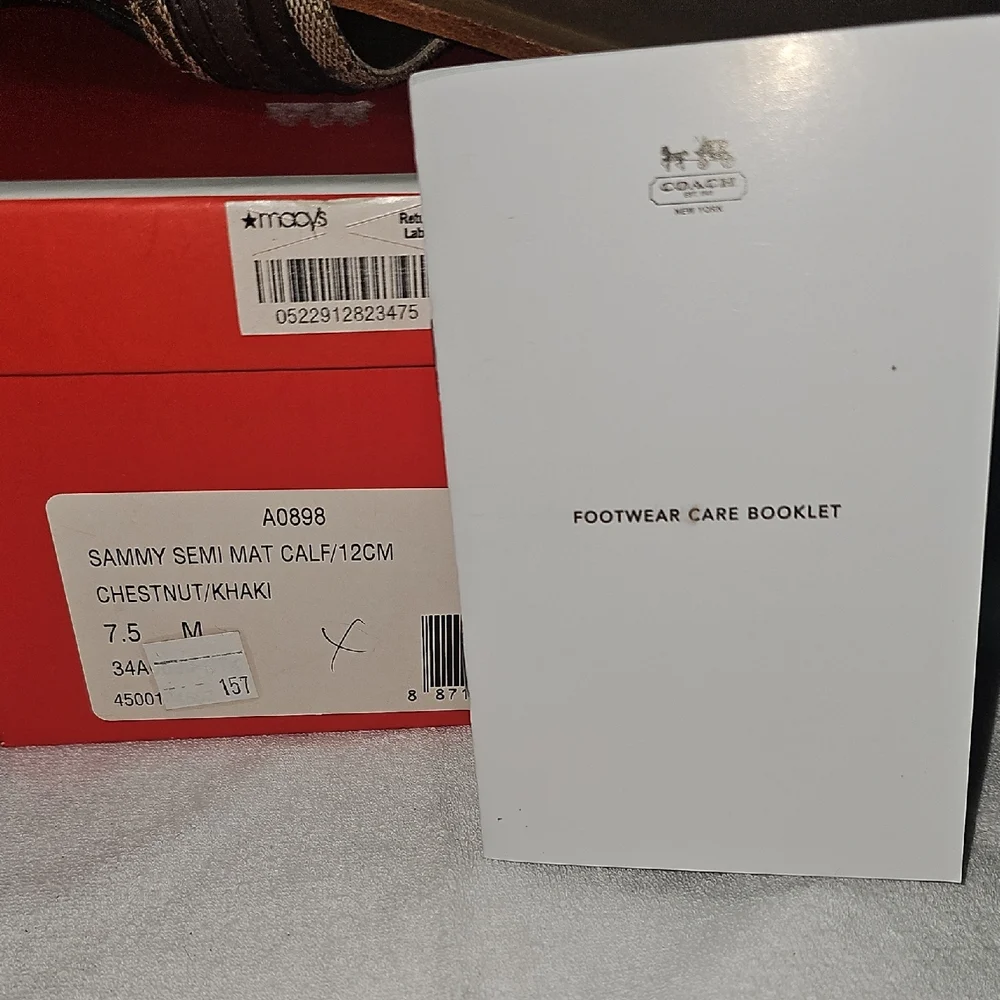 Coach Brown Sandals size 7 1/2 - Picture 2 of 5